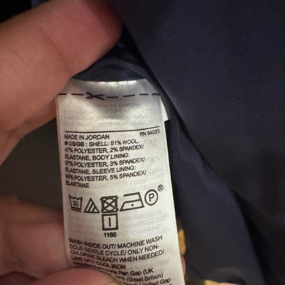 Banana Republic Deep Blue Suit Jacket - Picture 3 of 6